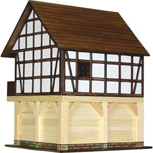 WALACHIA-W37 2 KATLI EV AHŞAP HOBİ KİTİ 115 PARÇA MK-W37