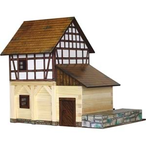 WALACHIA-W39 AHŞAP SU DEĞİRMENİ AHŞAP HOBİ KİTİ 115 PARÇA MK-W39