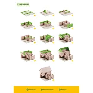 WALACHIA-W49 VARIO MILL AHŞAP HOBİ KİTİ 122 PARÇA MK-W49