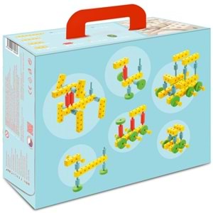 WALACHIA-W92 AHŞAP İNŞAAT SETİ MİNİ 44 PRAÇA MK-W92
