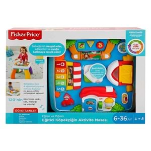 Fisher-Price® LnL Yaşa Göre Gelişim - Eğitici Köpekçiğin Aktivite Masası (Türkçe ve İngilizce) DRH44