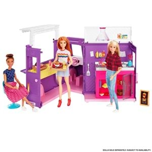 Barbie'nin Yemek Arabası Oyun Seti GMW07