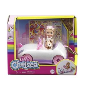 Barbie Chelsea Bebek ve Arabası GXT41