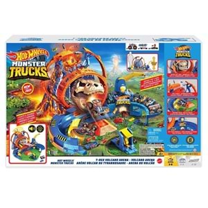 Hot Wheels Monster Trucks Volkanik Alanda Macera Oyun Seti GYL14