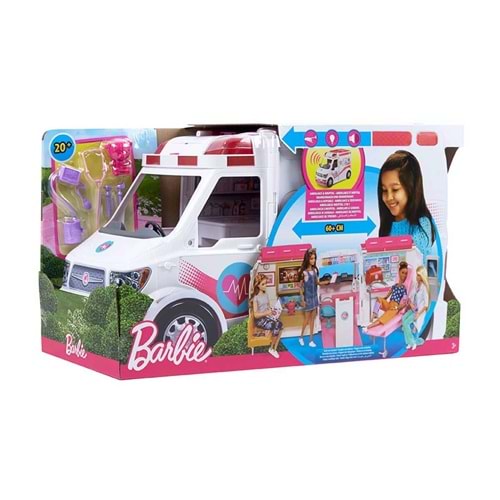Barbie'nin Ambulansı Oyun Seti FRM19