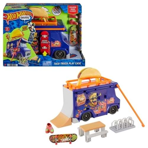 Hot Wheels Skate Taco Arabası Oyun Seti HMK00