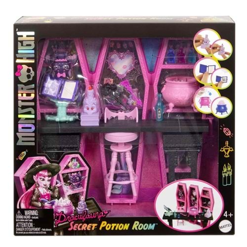 Monster High Draculaura'nın Gizemli İksirler Odası JBF15