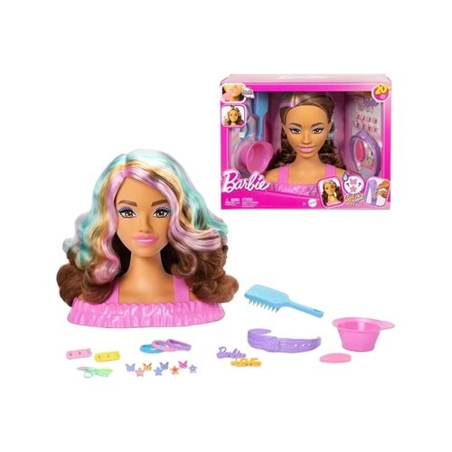 Barbie® Saç Tasarımı Büstü - Kahverengi Saçlı JFG82