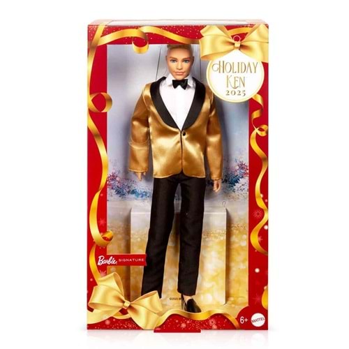 Barbie Ken 2025 Mutlu Yıllar Bebeği JGK55