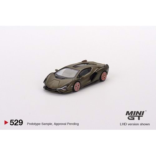 Mini GT 529 1:64 Lamborghini Sian FKP 37 Presentation