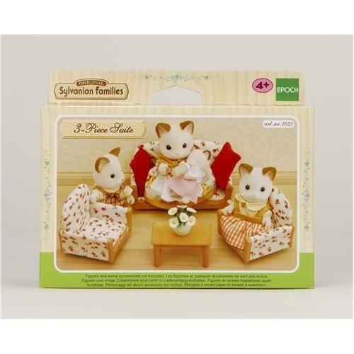 Sylvanian Families 3 Parça Koltuk Seti ve Orta Sehpa ESF4464