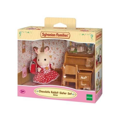 Sylvanian Families Çikolata Kulaklı Tavşan Kız Çalışma Masası ESF5016