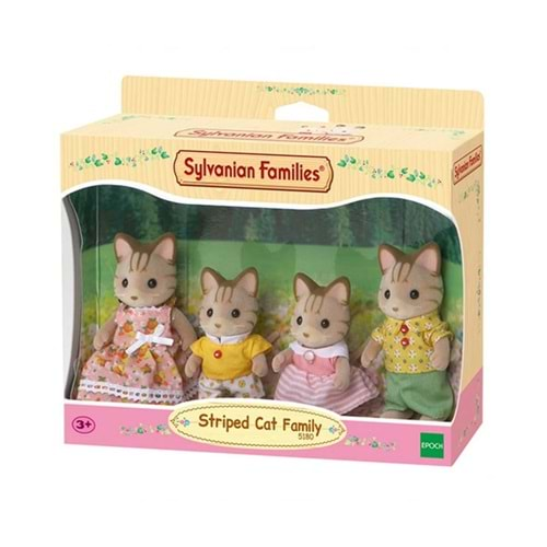 Sylvanian Families Çizgili Kedi Ailesi ESF5180