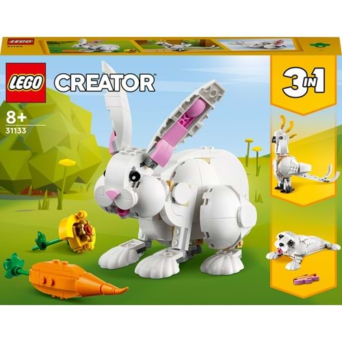 LEGO-31133 Creator 3 v 1 Beyaz Tavşan