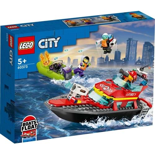 LEGO-60373 City İtfaiye Kurtarma Teknesi