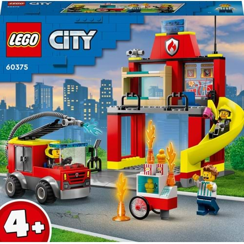 LEGO-60375 City İtfaiye Merkezi ve İtfaiye Kamyonu