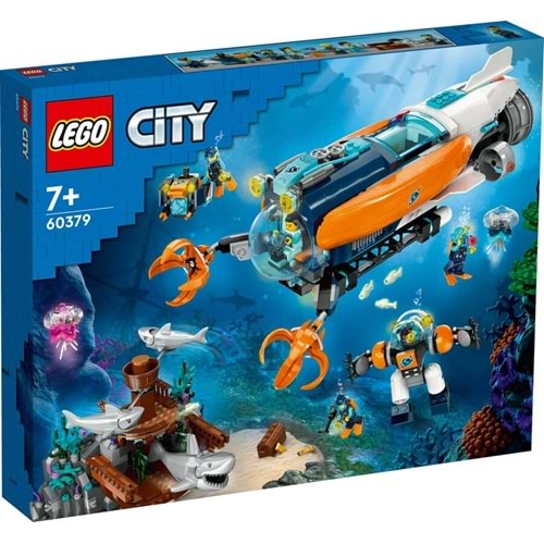 LEGO-60379 City Derin Deniz Keşif Denizaltısı