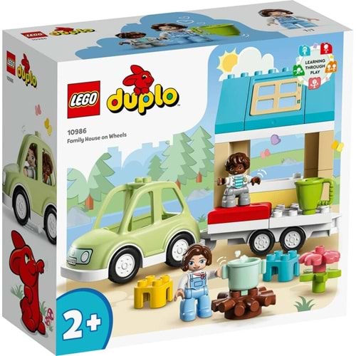 LEGO-10986 DUPLO Town Tekerlekli Aile Evi