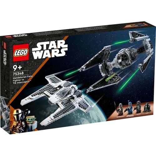 LEGO-75348 Star Wars™ Mandalorian Fang Fighter TIE Interceptor™'a Karşı