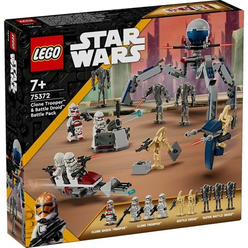 LEGO-75372 Star Wars™ Klon Trooper ve Savaş Droidi Savaş Paketi