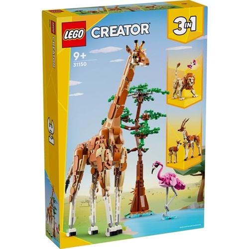 LEGO-31150 Creator Vahşi Safari Hayvanları