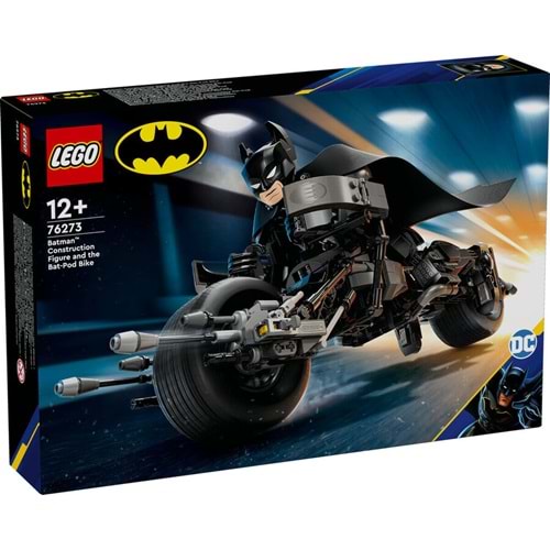 LEGO-76273 DC Batman™ Yapım Figürü ve Bat-Pod Motosiklet