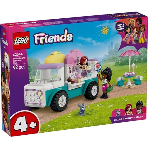 LEGO-42644 Friends Heartlake City Dondurma Kamyonu