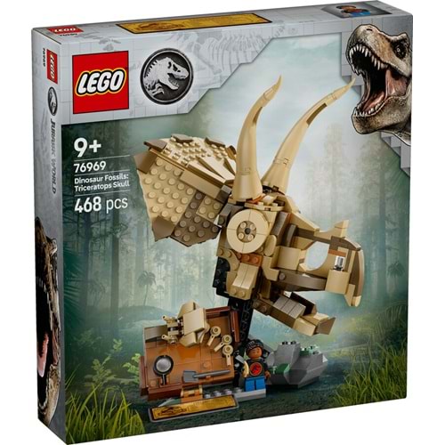 LEGO-76969 Jurassic World Dinozor Fosilleri: Triceratops Kafatası
