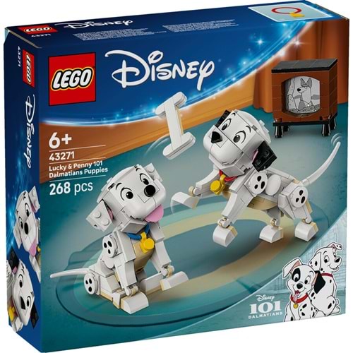 LEGO-43271 Disney Lucky ve Penny 101 Dalmaçyalı Köpek Yavruları