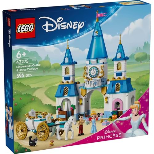 LEGO-43275 Disney Princess Sindirella’nın Şatosu ve At Arabası