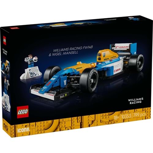 LEGO-10353 Icons Williams Racing FW14B ve Nigel Mansell