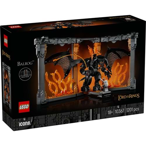 LEGO-10367 Icons Yüzüklerin Efendisi: Balrog™ Kitaplık Dekoru