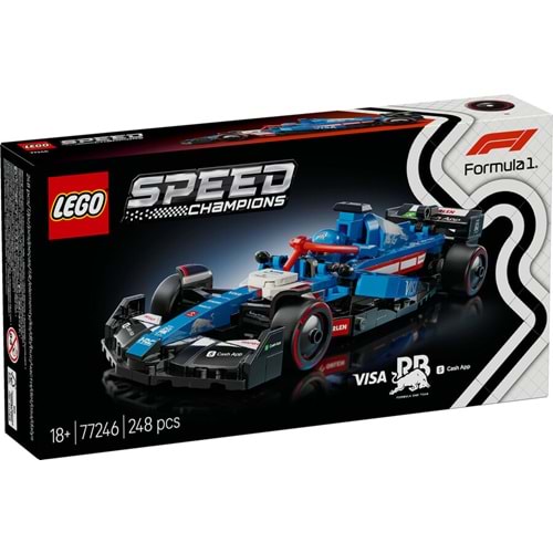 LEGO-77246 Speed Champions Visa Cash App RB VCARB 01 F1® Yarış Arabası