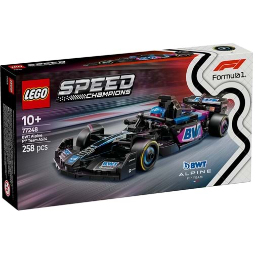 LEGO-77248 Speed Champions BWT Alpine F1® Team A524 Yarış Arabası