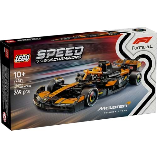 LEGO-77251 Speed Champions McLaren F1® Team MCL38 Yarış Arabası