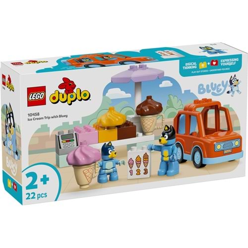LEGO-10458 DUPLO® Bluey Bluey ile Dondurma Gezisi