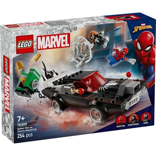 LEGO-76309 Marvel Örümcek Adam, Venom Arabasına Karşı