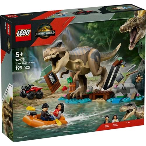 LEGO-76975 Jurassic World T. rex Nehir Kaçışı