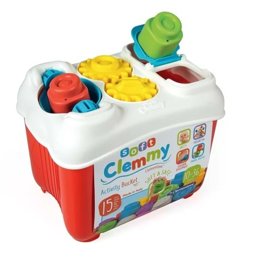 Clementoni Soft Clemmy Yumuşak Blok Bultak Kovası Cle-17171