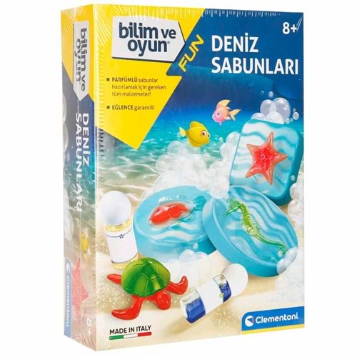 Clementoni-64189 Bilim ve Oyun Deniz Sabunları