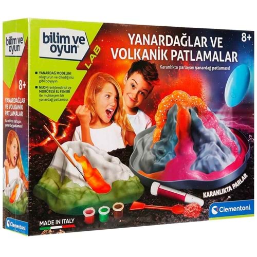 Clementoni-64193 Yanardağlar ve Volkanik Patlamalar