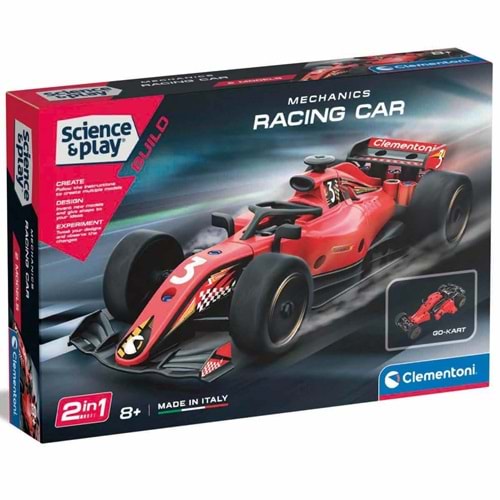 Clementoni-75094TR Mekanik Laboratuvarı Racing Car