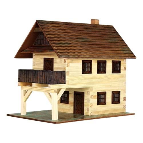 WALACHIA-W14 BELEDİYE BİNASI AHŞAP HOBİ KİTİ 194 PARÇA MK-W14