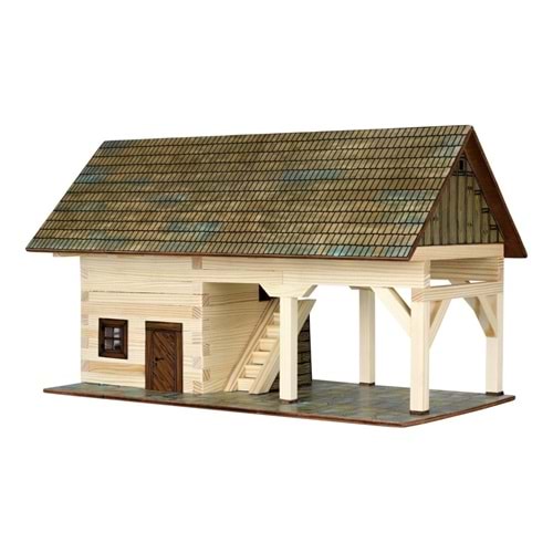 WALACHIA-W17 BARAKA AHŞAP HOBİ KİTİ 131 PARÇA MK-W17