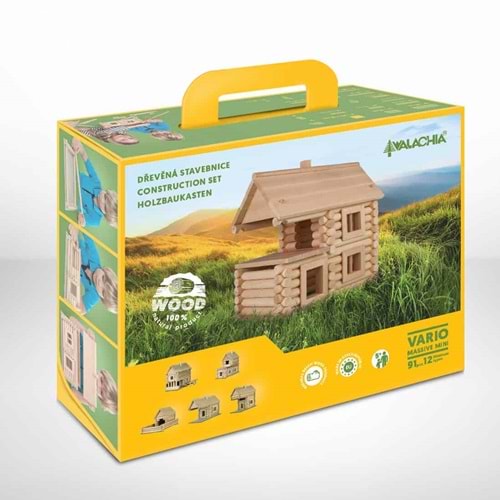 WALACHIA-W31 VARIO MASSIVE AHŞAP HOBİ KİTİ 91 PARÇA MK-W31