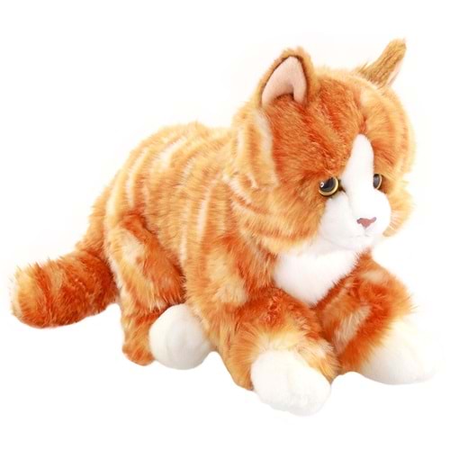 Animals Of The World Floppy Kahve Tekir Kedicik Peluş Oyuncak 27cm 20884