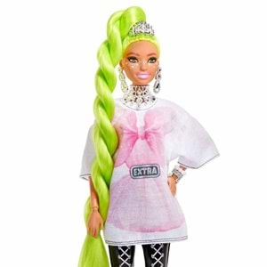 Barbie Extra - Neon Saçlı Bebek HDJ44