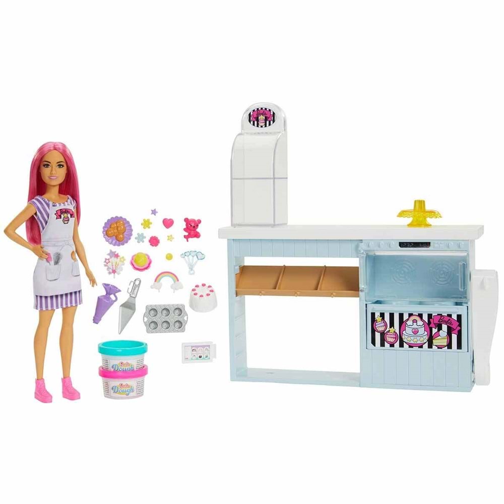 Barbie®'nin Pasta Dükkanı Oyun Seti HGB73