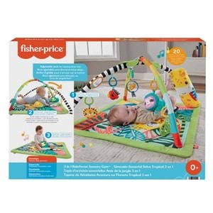 Fisher-Price® 3'ü 1 Arada Yağmur Ormanı Jimnastik Merkezi HJW08