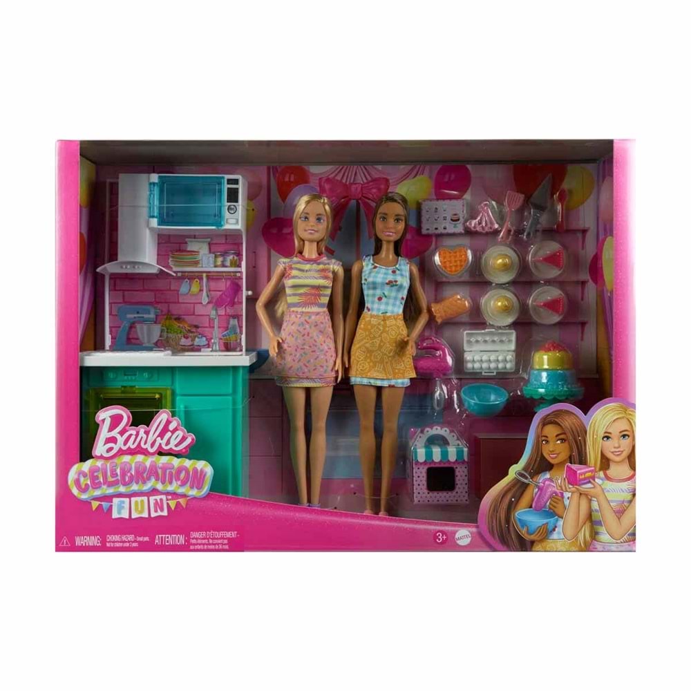 Barbie® ve Barbie® Pasta Yapımı Partisi HJY94